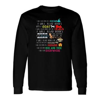 I Will Read Books On A Boat Everywhere Reading Long Sleeve T-Shirt - Thegiftio