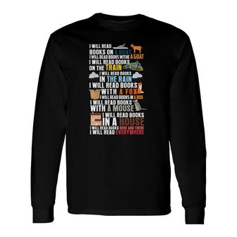 I Will Read Books On A Boat Reading Everywhere Reading Long Sleeve T-Shirt T-Shirt | Mazezy