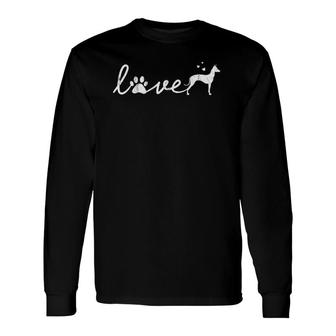 Xoloitzcuintli Xolo Mom Dad Dog Love Pet Paw Long Sleeve T-Shirt T-Shirt