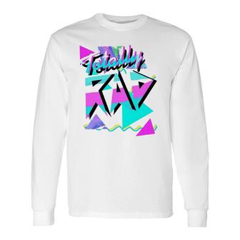 1980'S-Style Totally Rad 80S Casual Hipster V101 Ver2 Long Sleeve T-Shirt T-Shirt | Mazezy