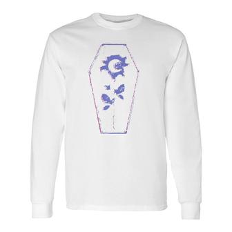 3D Coffin Gothic Lifestyle Long Sleeve T-Shirt T-Shirt | Mazezy