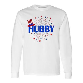 4Th July Hubby Patriotic Couple Matching Tank Top Long Sleeve T-Shirt T-Shirt | Mazezy AU