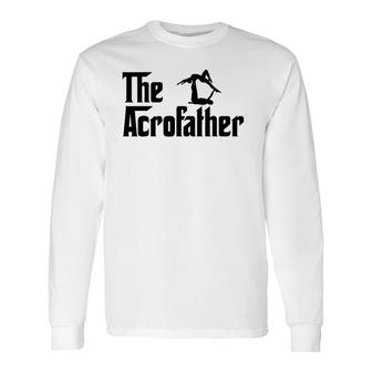 The Acroyoga Father Cool Acro Yoga Long Sleeve T-Shirt T-Shirt | Mazezy