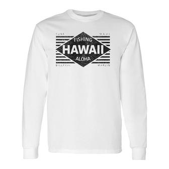Aloha North Shore Hawaii Surfing In Vintage Style Premium Long Sleeve T-Shirt T-Shirt | Mazezy UK