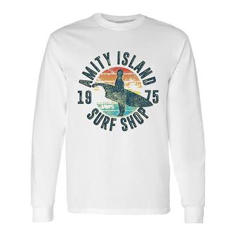 Amity Island Surf Shop 1975 Long Sleeve T-Shirt T-Shirt | Mazezy