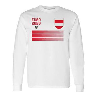 Austria Football Jersey 2020 Osterreich Soccer Long Sleeve T-Shirt T-Shirt | Mazezy