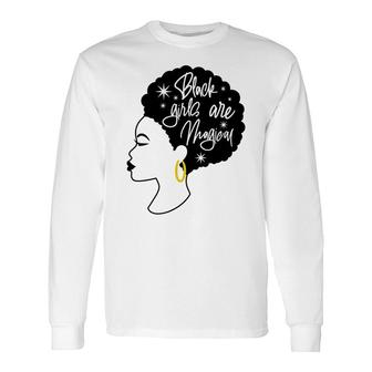Black Girls Are Magical Black Women Depression Long Sleeve T-Shirt - Thegiftio UK