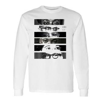 Black History Month Civil Rights Activists Eyes Long Sleeve T-Shirt T-Shirt | Mazezy AU
