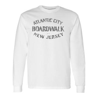 Boardwalk Atlantic City Nj Long Sleeve T-Shirt T-Shirt | Mazezy