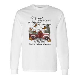 Butterfly You Are At Peace Long Sleeve T-Shirt | Mazezy
