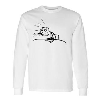 Cereals Guy Meme T Long Sleeve T-Shirt | Mazezy