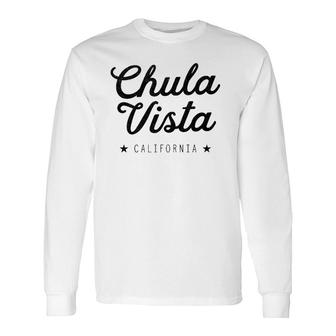 Classic Vintage Retro Chula Vista Keepsake Cali Keepsake Long Sleeve T-Shirt T-Shirt | Mazezy