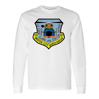 Coast Guard Air Station Detroit Tank Top Long Sleeve T-Shirt T-Shirt | Mazezy