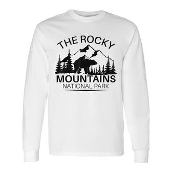 Colorado National Park Rocky Mountains National Park Long Sleeve T-Shirt - Thegiftio UK