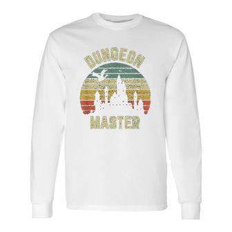Dungeon Master Because I Am Dm Smiles Retro Dragon Long Sleeve T-Shirt T-Shirt | Mazezy