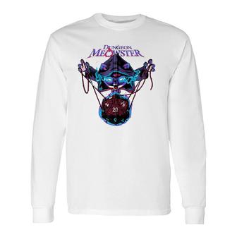 Dungeon Meowster Nerdy Gamer Cat D20 Tabletop Rpg Zip Long Sleeve T-Shirt T-Shirt | Mazezy