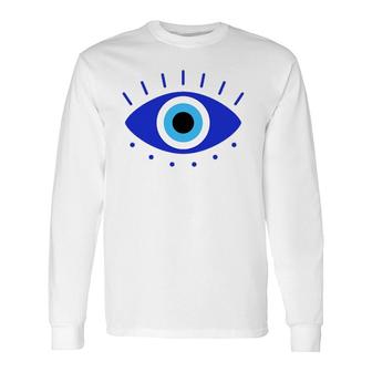 The Evil Eye Of Protection Long Sleeve T-Shirt T-Shirt | Mazezy