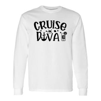 Family Cruise Squad Trip 2022 Cruise Diva Long Sleeve T-Shirt - Thegiftio