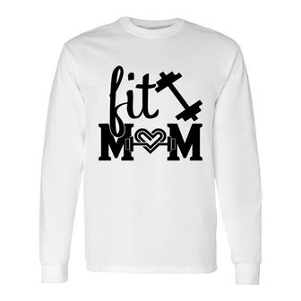 Fit Mom Gym Fitness Sport Mom Long Sleeve T-Shirt - Thegiftio