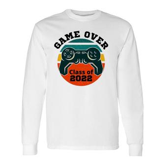 Game Over Classic Video Game Graduation Class Of 2022 Grad Long Sleeve T-Shirt T-Shirt | Mazezy