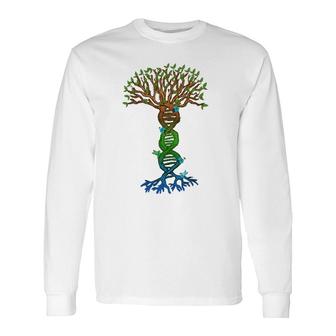 Genetics Tree Genetic Counselor Or Medical Specialist Long Sleeve T-Shirt T-Shirt | Mazezy
