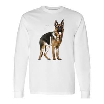 German Shepherd Shepard Dog Mom Dad Love Pet Puppy Tee Long Sleeve T-Shirt T-Shirt | Mazezy DE