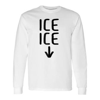 Ice Twice Cute Pregnancy Expecting Baby Long Sleeve T-Shirt T-Shirt | Mazezy