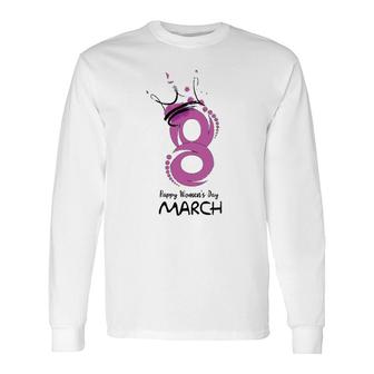 International Women's Day 2022 For 8 March 2022 Ver2 Long Sleeve T-Shirt | Mazezy