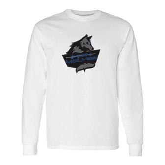Iron Wolves Org Wolves Lover Long Sleeve T-Shirt T-Shirt | Mazezy
