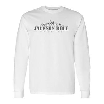 Jackson Hole Wyoming Mountains Pride Long Sleeve T-Shirt T-Shirt | Mazezy
