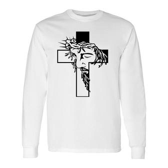 Jesus Cross Christian Religious Belief God Lovers Long Sleeve T-Shirt T-Shirt | Mazezy