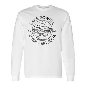 Lake Powell Reservoir 1963 Utah Arizona Long Sleeve T-Shirt T-Shirt | Mazezy