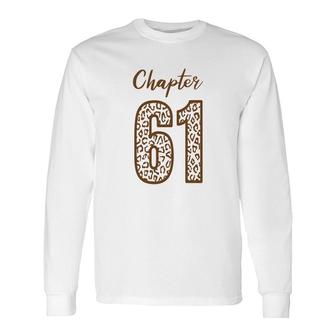 Leopard 61 Years Old Happy 61Th Birthday Long Sleeve T-Shirt - Seseable