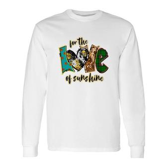 For The Love Of Sunshine Colorful Long Sleeve T-Shirt - Seseable
