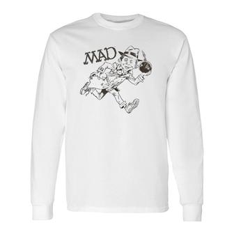 Mad Magazine Sketch Long Sleeve T-Shirt T-Shirt | Mazezy