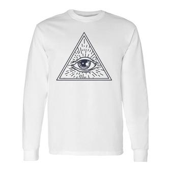 The Magic All Seeing Eye Long Sleeve T-Shirt T-Shirt | Mazezy