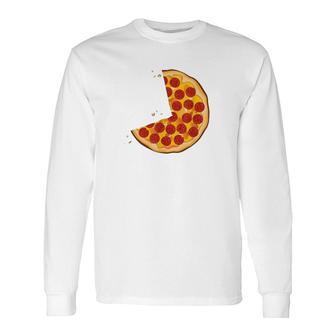 Matching Pizza S Mom Dad With 2 Babies Twins Long Sleeve T-Shirt T-Shirt | Mazezy