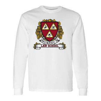 Murphy's Law School Graphic Long Sleeve T-Shirt | Mazezy