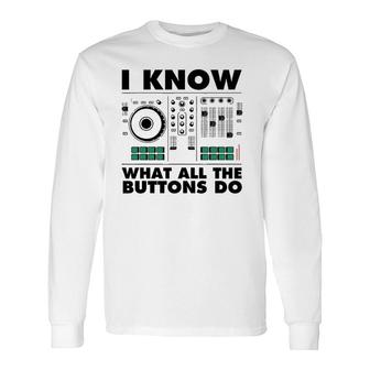 Music Engineer Cute Dj Sound Technician Long Sleeve T-Shirt T-Shirt | Mazezy