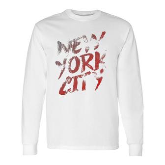 New York City Classic Vintage Ny Long Sleeve T-Shirt T-Shirt | Mazezy