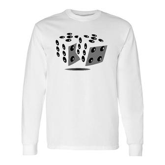 Pair Of Dice Hard Ten Long Sleeve T-Shirt T-Shirt | Mazezy