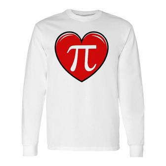 Pi Day 3 14 Heart Pocket Math Teacher Long Sleeve T-Shirt T-Shirt | Mazezy