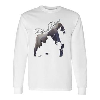 Plant Power Silverback Gorilla Vegan Long Sleeve T-Shirt T-Shirt | Mazezy