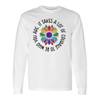 Pride Courage Long Sleeve T-Shirt T-Shirt | Mazezy