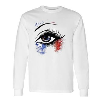 Puerto Rican Puerto Rican Flag Eye Long Sleeve T-Shirt | Mazezy AU
