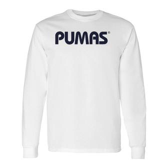 Pumas Club Universidad Nacional Long Sleeve T-Shirt | Mazezy