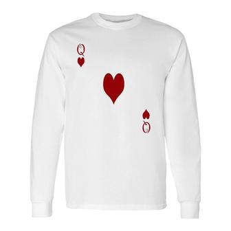 Queen Of Hearts- Easy Costumes For Long Sleeve T-Shirt T-Shirt | Mazezy AU