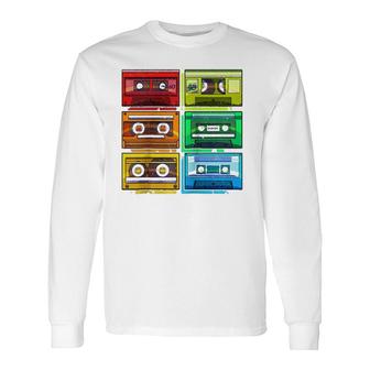 Retro Lgbt Audio Cassette Music Tape 80S 90S Collector Long Sleeve T-Shirt T-Shirt | Mazezy