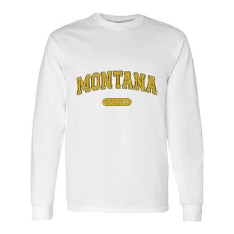Retro Montana 1889 Long Sleeve T-Shirt | Mazezy