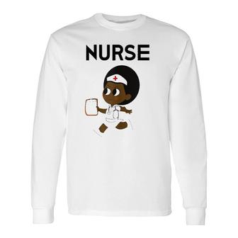 Rn Cna Lpn Nurse Black Nurses Long Sleeve T-Shirt | Mazezy UK